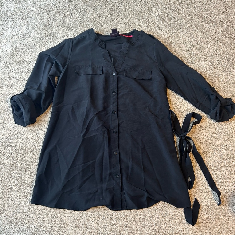 Maternity tunic with 3/4 length sleeves